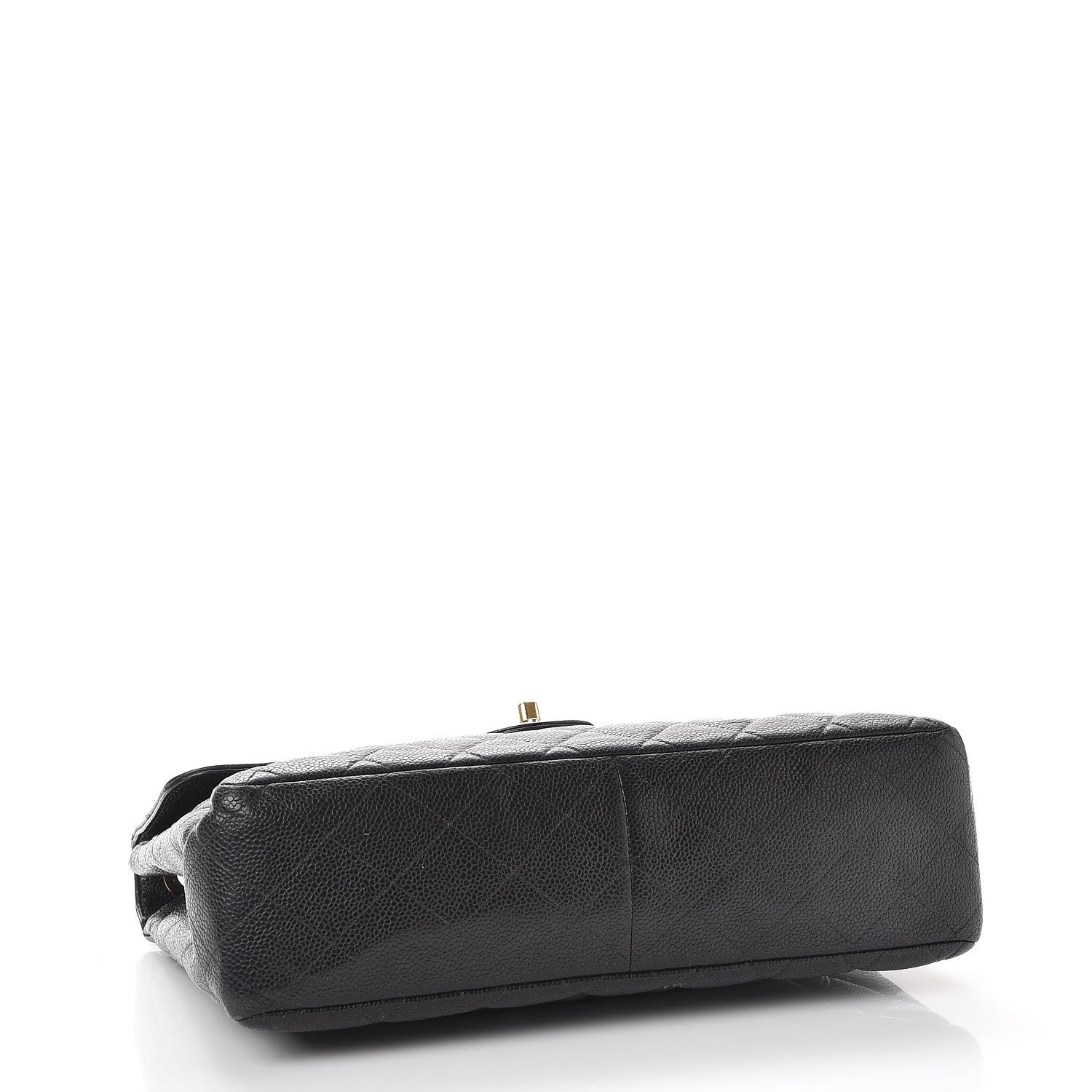 Chanel Caviar Quilted Jumbo Single Flap Black 4 of 12