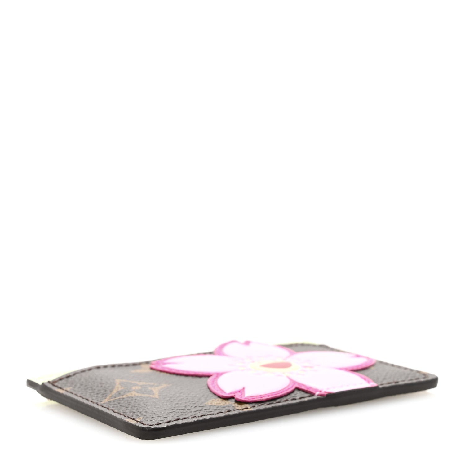 Louis Vuitton LV X TM Monogram Cherry Blossom Card Holder Sakura Brown 4 of 7