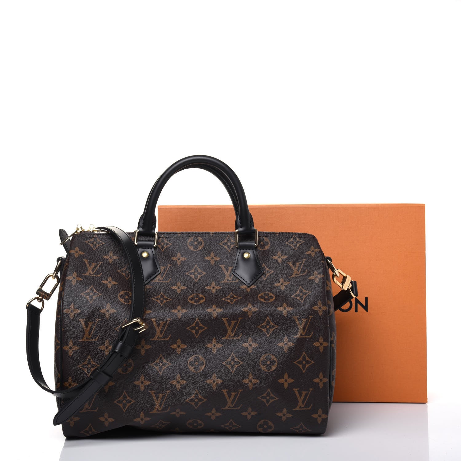 Louis Vuitton Monogram My World Tour Speedy Bandouliere 30 Black 15 of 15
