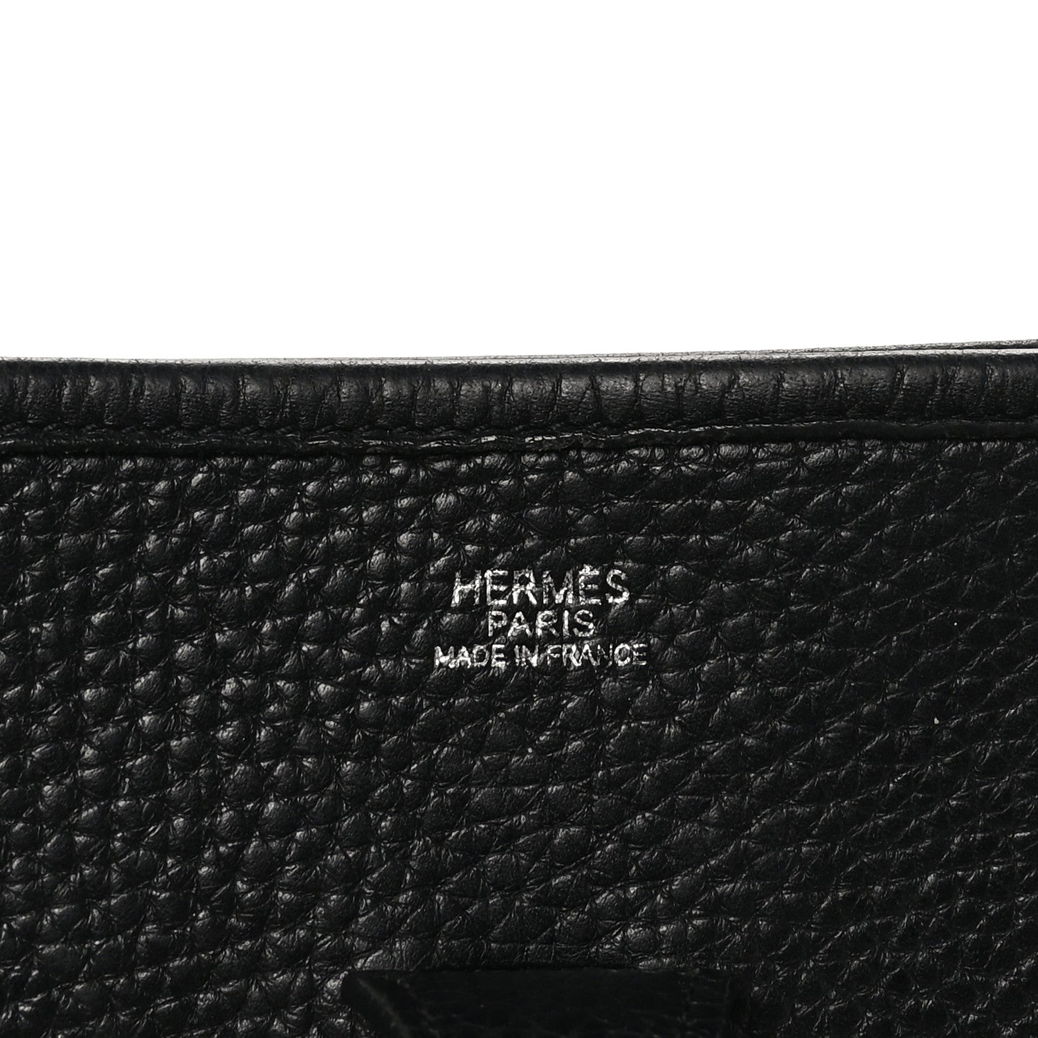 Hermes Taurillon Clemence Evelyne III PM Black 6 of 10