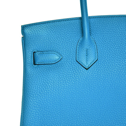 Hermes Togo Birkin 30 Bleu Zanzibar Malachite 10 of 28