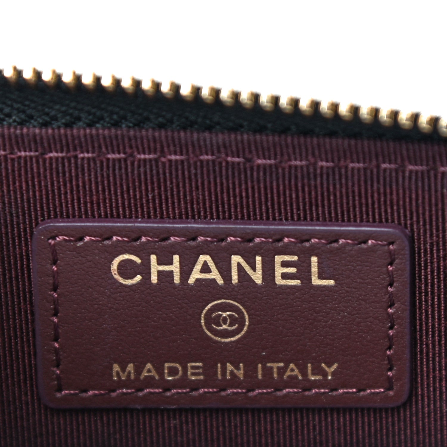 Chanel Caviar Quilted Zip Coin Purse Black 6 of 14