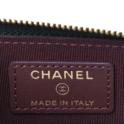 Chanel Caviar Quilted Zip Coin Purse Black 6 of 14
