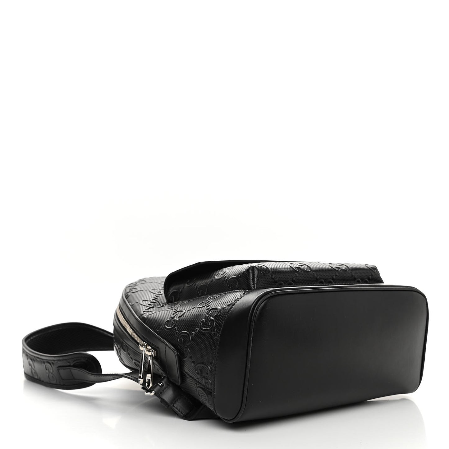 Calfskin GG Tennis Embossed Backpack Black