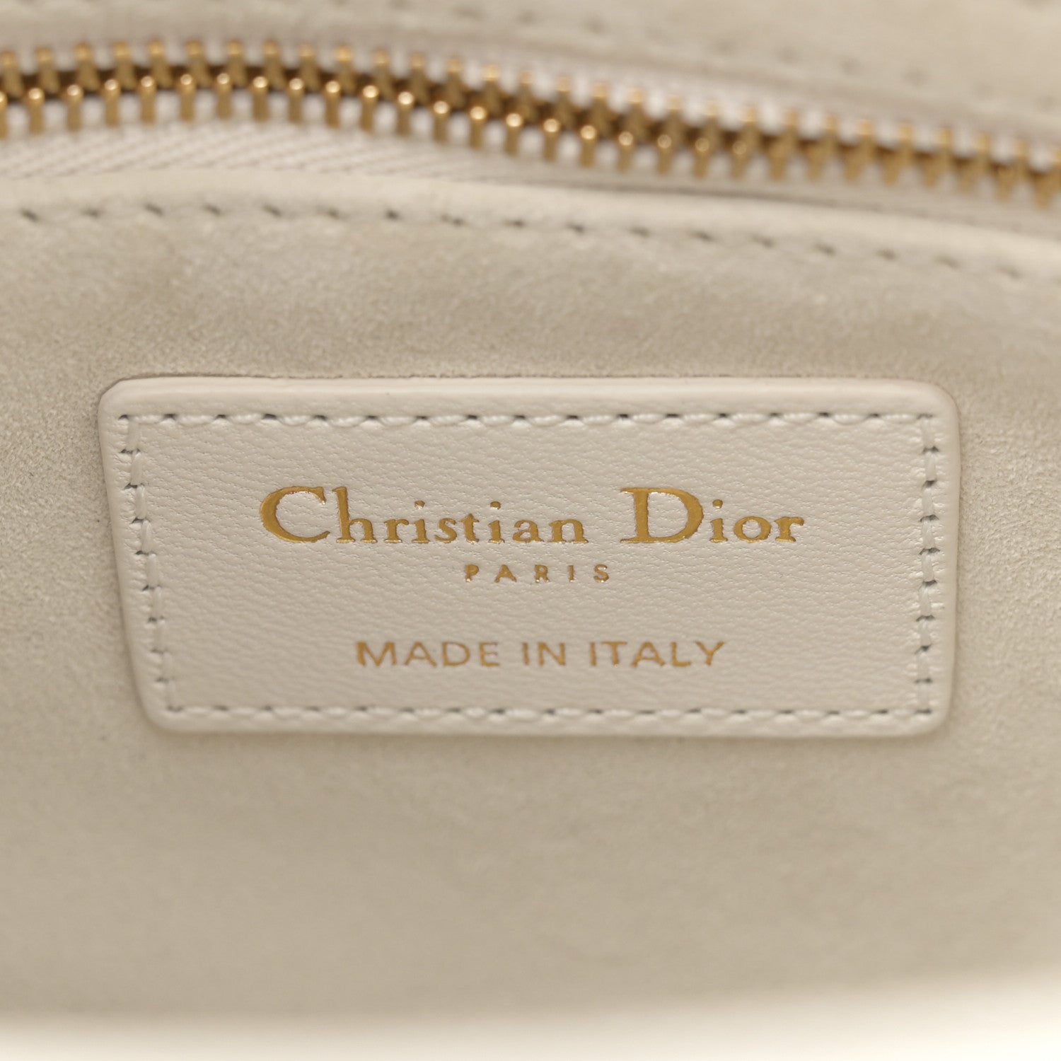 Christian Dior Lambskin Cannage Small My ABCDior Lady Dior White 6 of 14