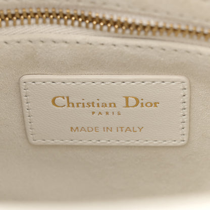 Christian Dior Lambskin Cannage Small My ABCDior Lady Dior White 6 of 14
