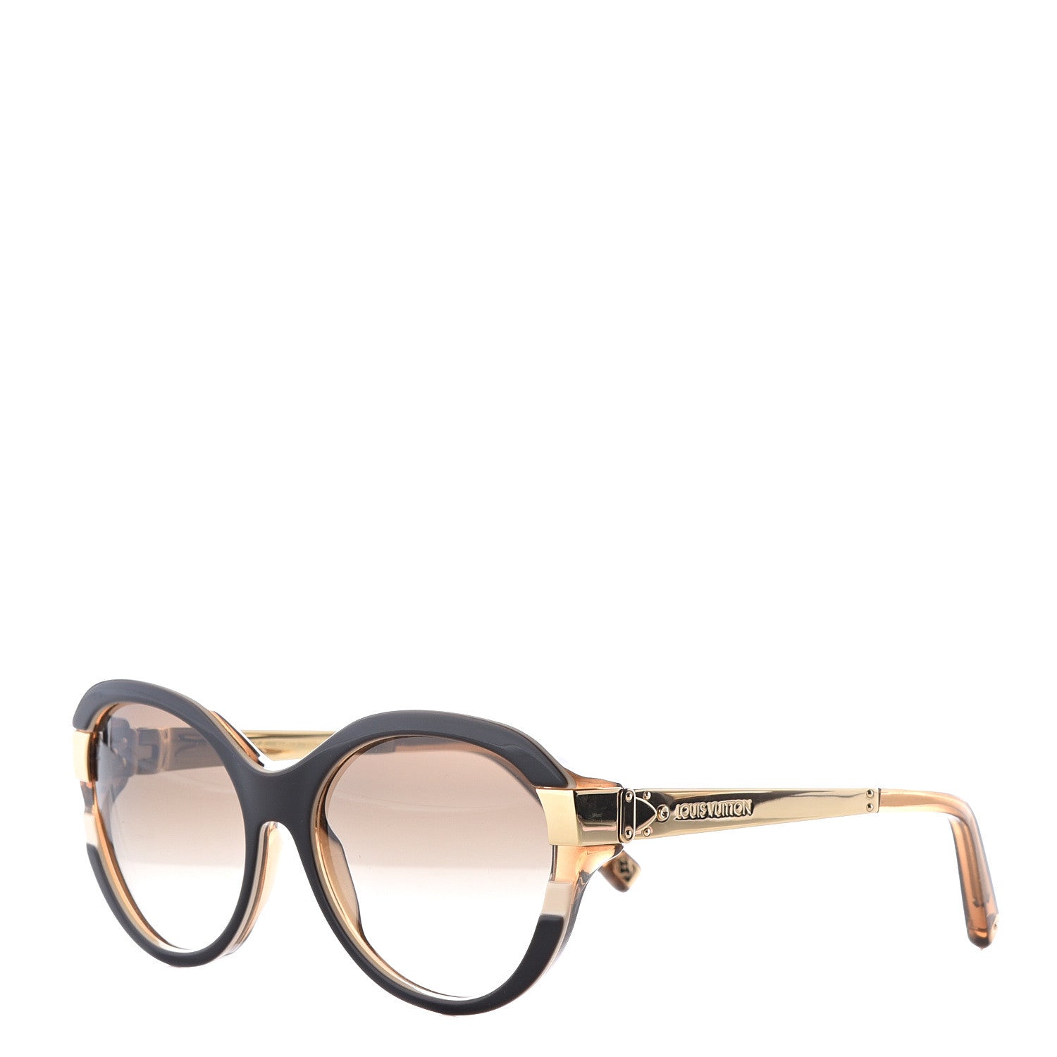 Louis Vuitton Petit Soupcon Cat Eye Sunglasses Z0487W Brown 1 of 8