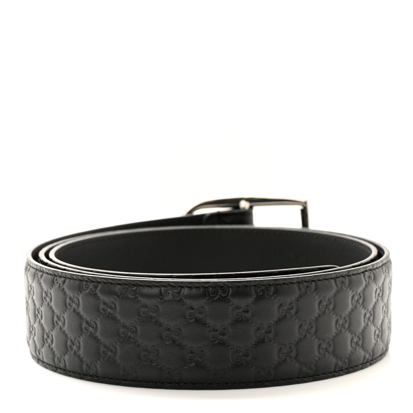 Soft Microguccissima 40mm Belt 100 40 Black