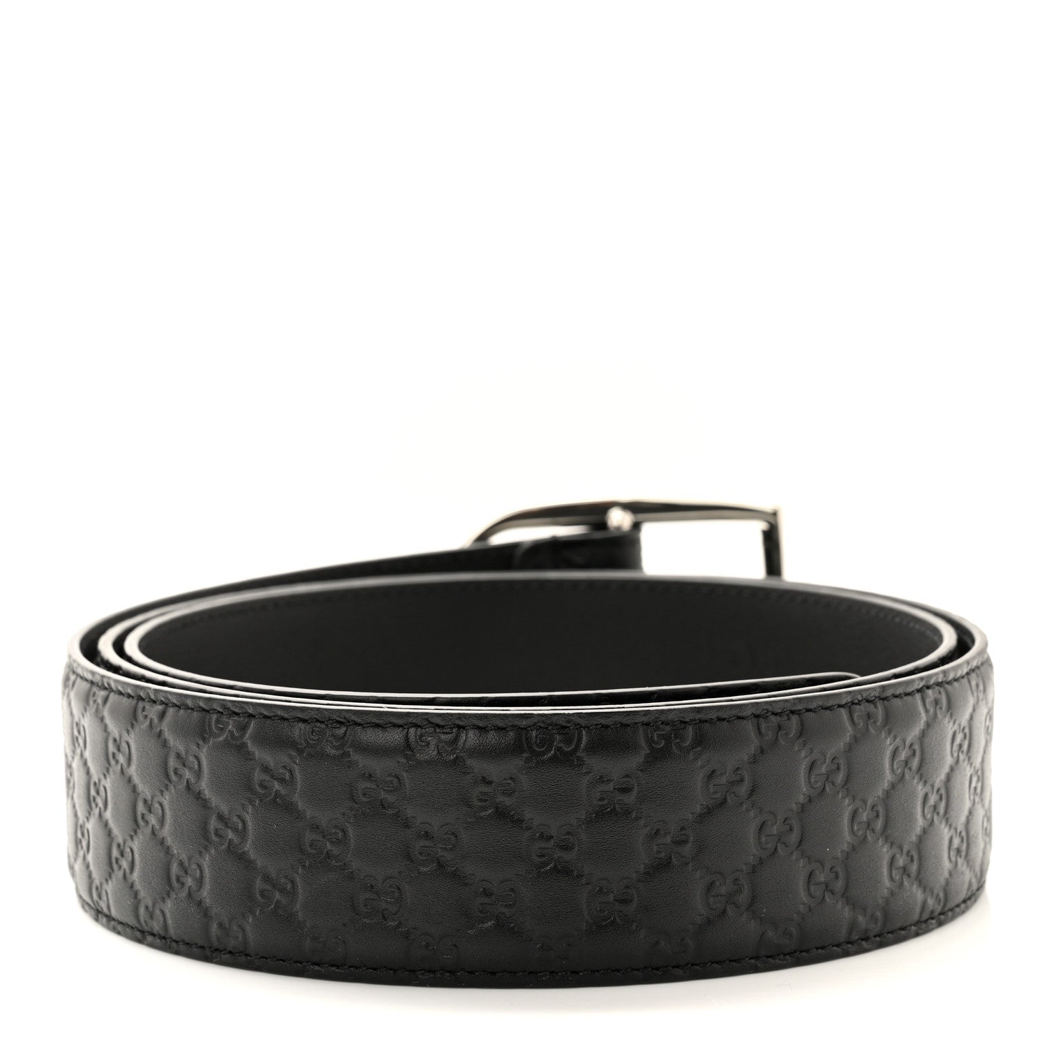 Gucci Soft Microguccissima 40mm Belt 100 40 Black 2 of 3