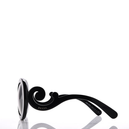Prada Baroque Sunglasses SPR 27N Black 4 of 8