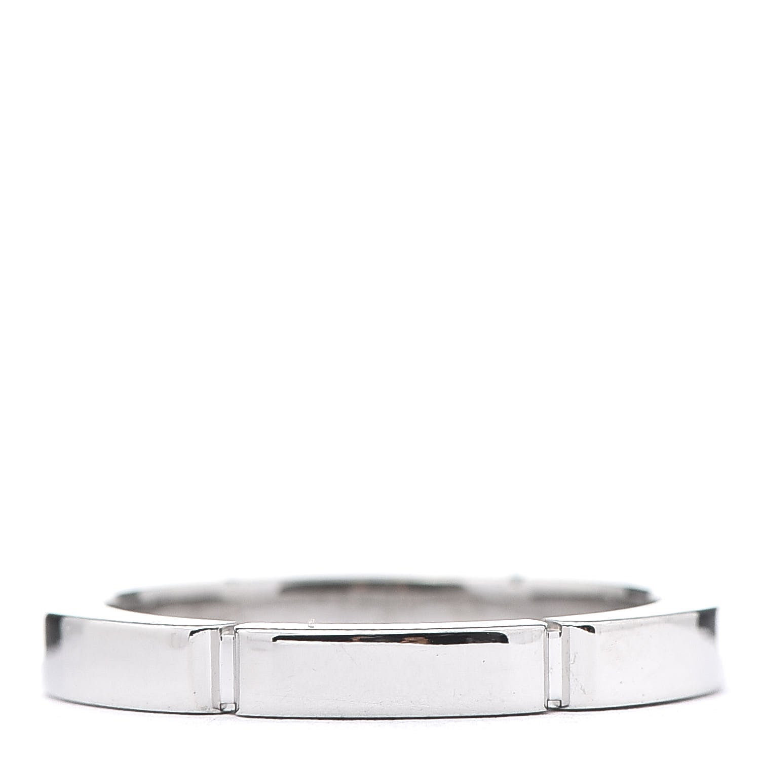 Cartier 18K White Gold 2.5mm Maillon Panthere Wedding Band Ring 49 5 3 of 4