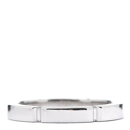 Cartier 18K White Gold 2.5mm Maillon Panthere Wedding Band Ring 49 5 3 of 4
