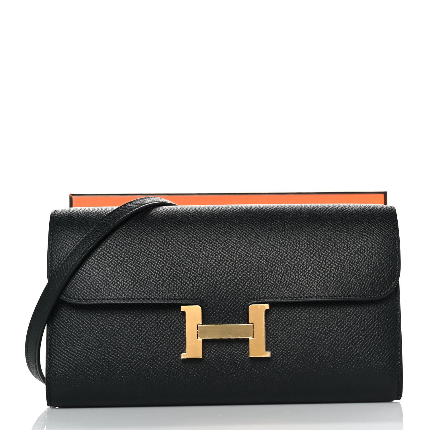 Hermes Epsom Constance Wallet To Go Black 9 of 9