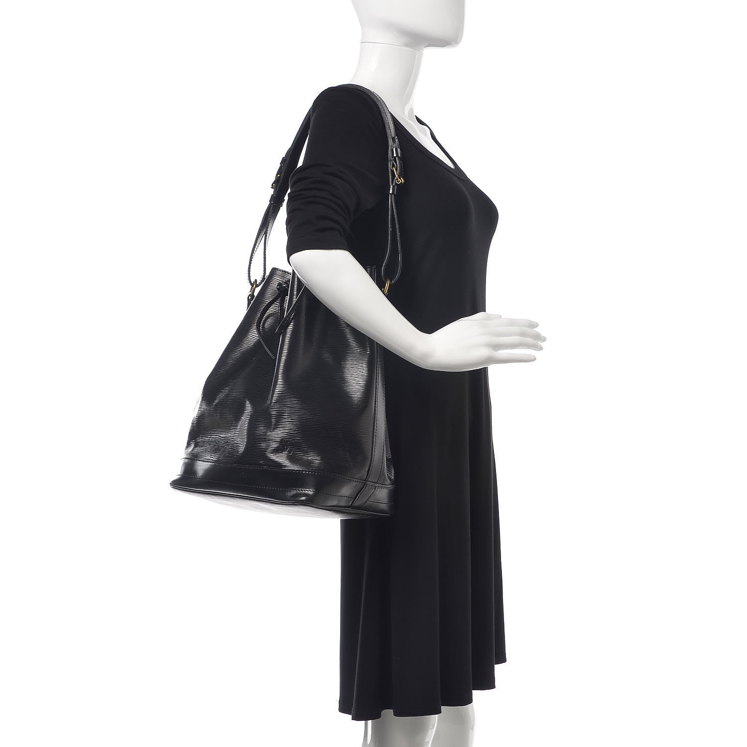 Louis Vuitton Epi Noe Black 2 of 13