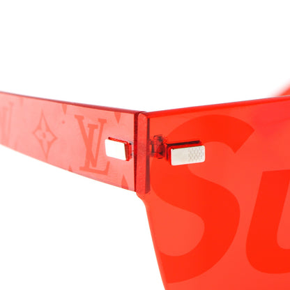 Louis Vuitton X SUPREME City Mask Sunglasses Coquelicot 7 of 7