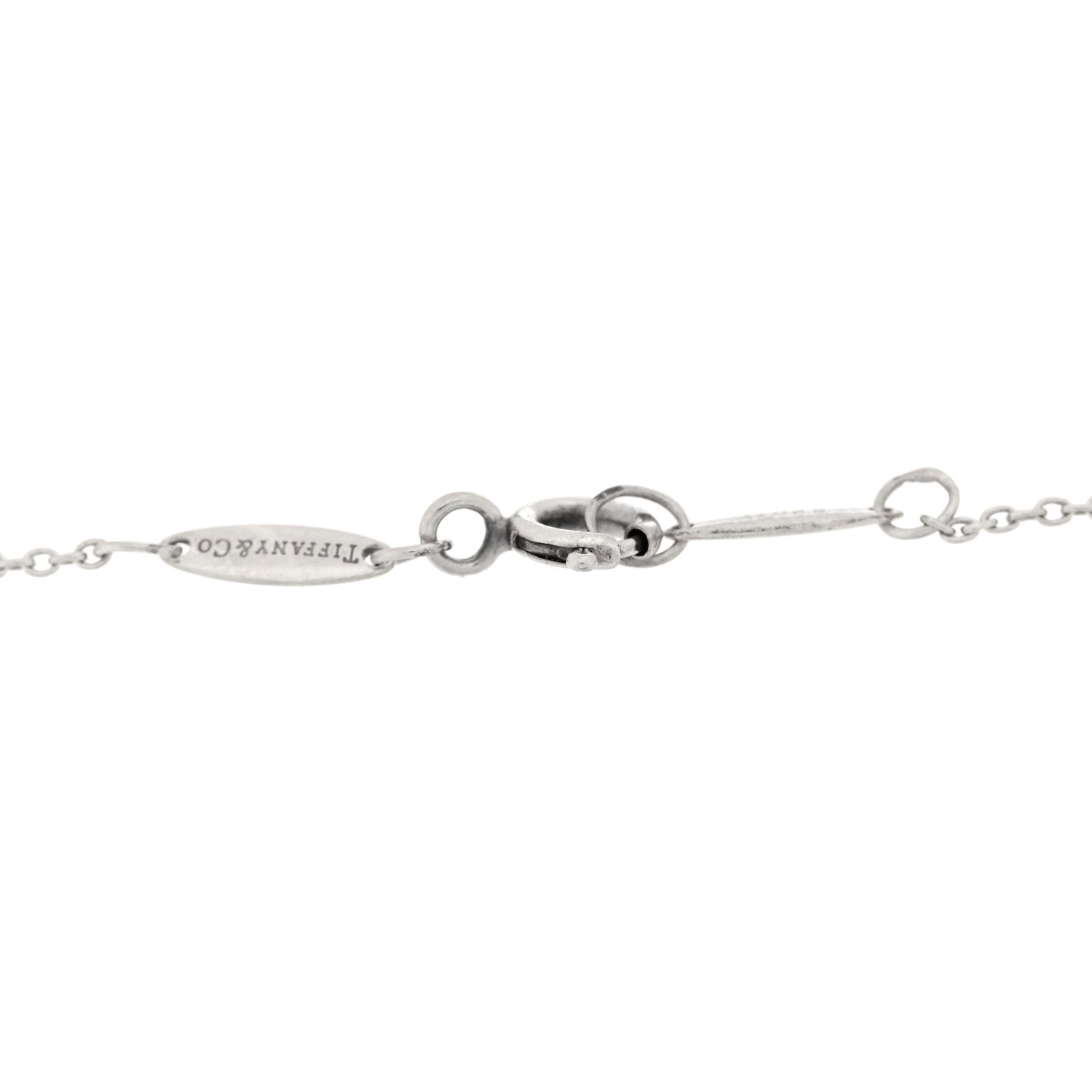 Tiffany Sterling Silver Diamond .05ct Elsa Peretti Diamonds by the Yard Bracelet 3 of 3