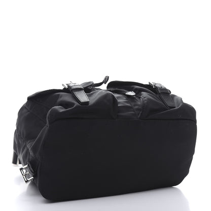 Prada Tessuto Nylon Saffiano Medium Backpack Black 3 of 9