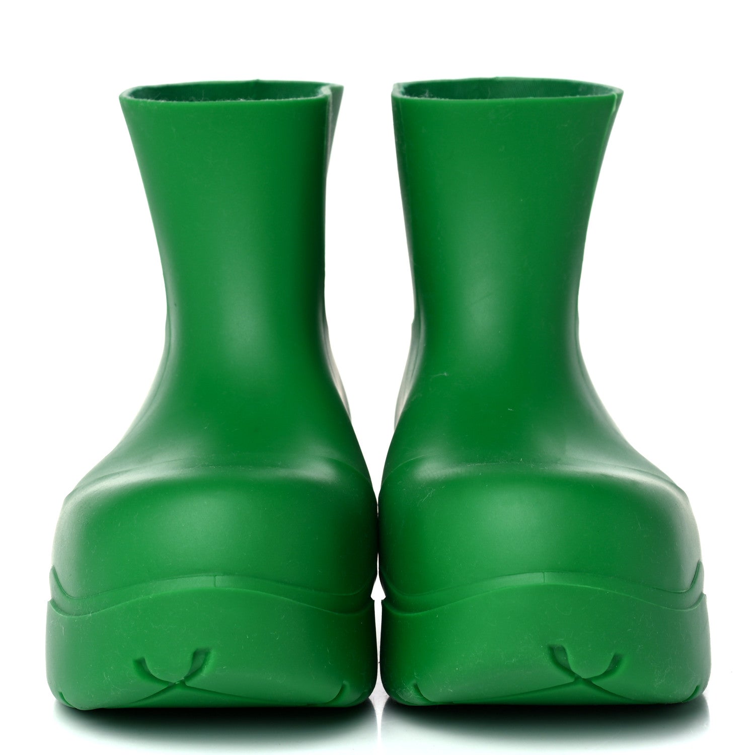 Bottega Veneta Rubber Puddle Ankle Boots 38 Grass 2 of 13