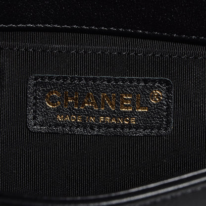 Chanel Lambskin Quilted Small Boy Flap Black 7 of 9
