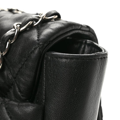 Chanel Lambskin Quilted Jumbo Coco Rain Flap Black 12 of 12
