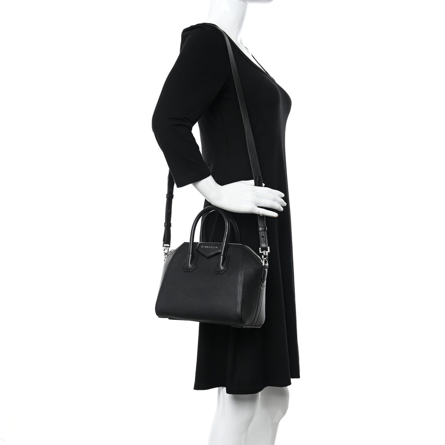 Givenchy Sugar Goatskin Mini Antigona Black 2 of 11