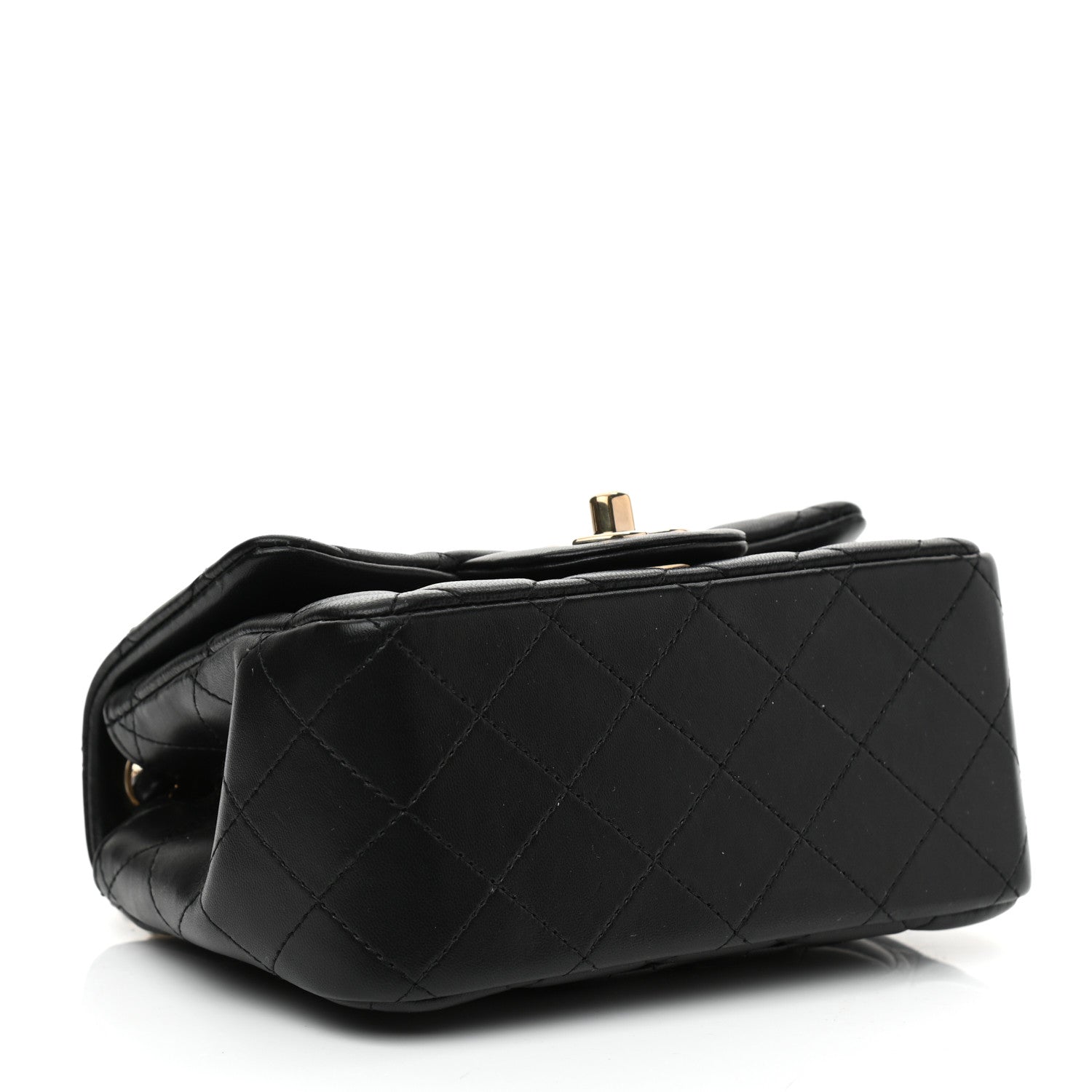 Chanel Lambskin Quilted Mini Square Flap Black 4 of 9