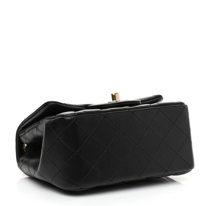 Chanel Lambskin Quilted Mini Square Flap Black 4 of 9