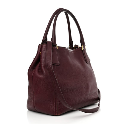 Prada Vitello Daino Tote Granato 3 of 17