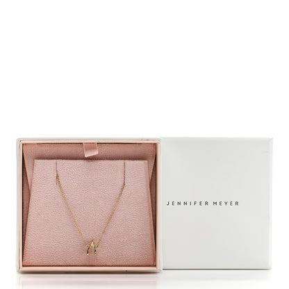Jennifer Meyer 18K Yellow Gold Mini Wishbone Bracelet 5 of 5