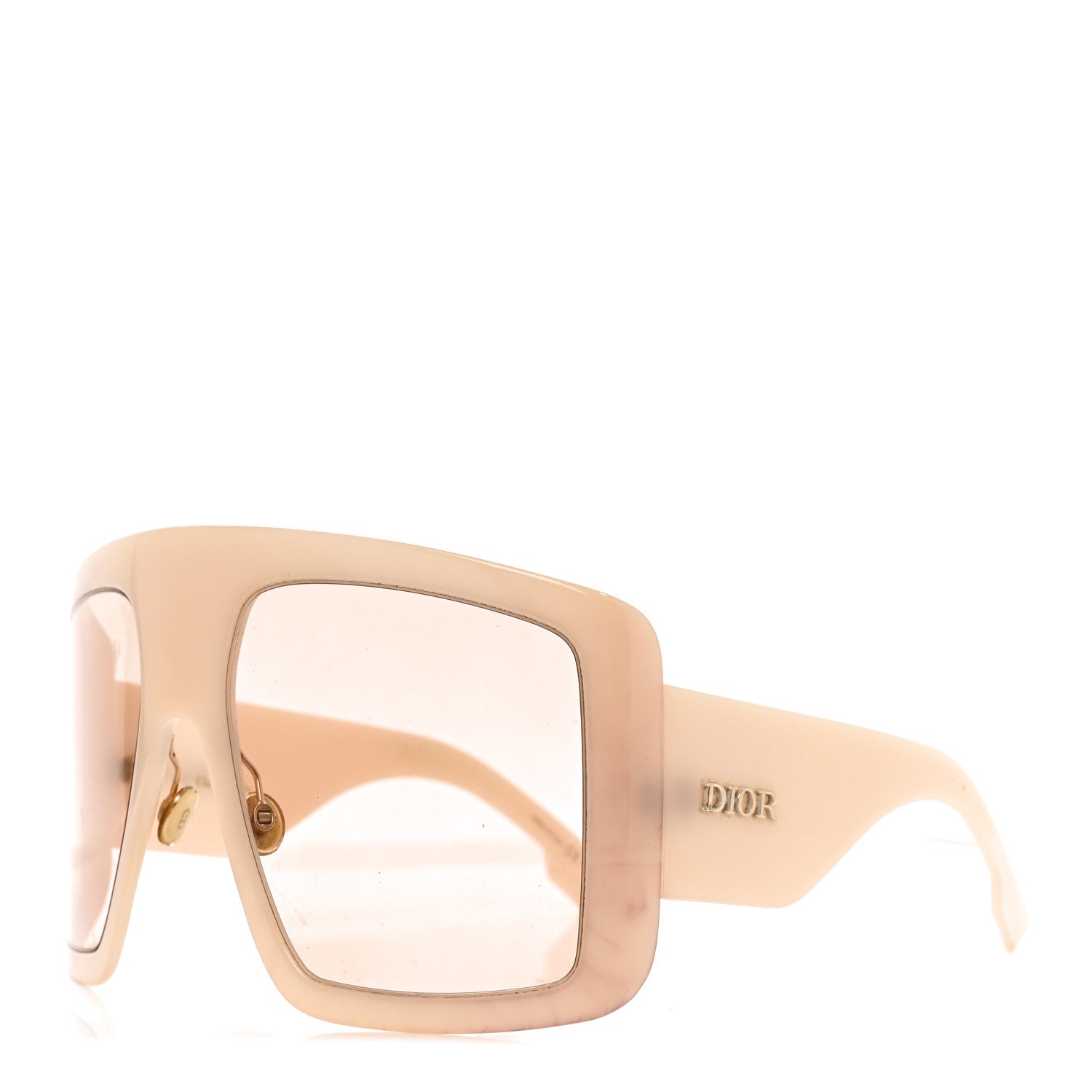 Christian Dior Acetate So Light 1 Shield Sunglasses Ivory 1 of 7