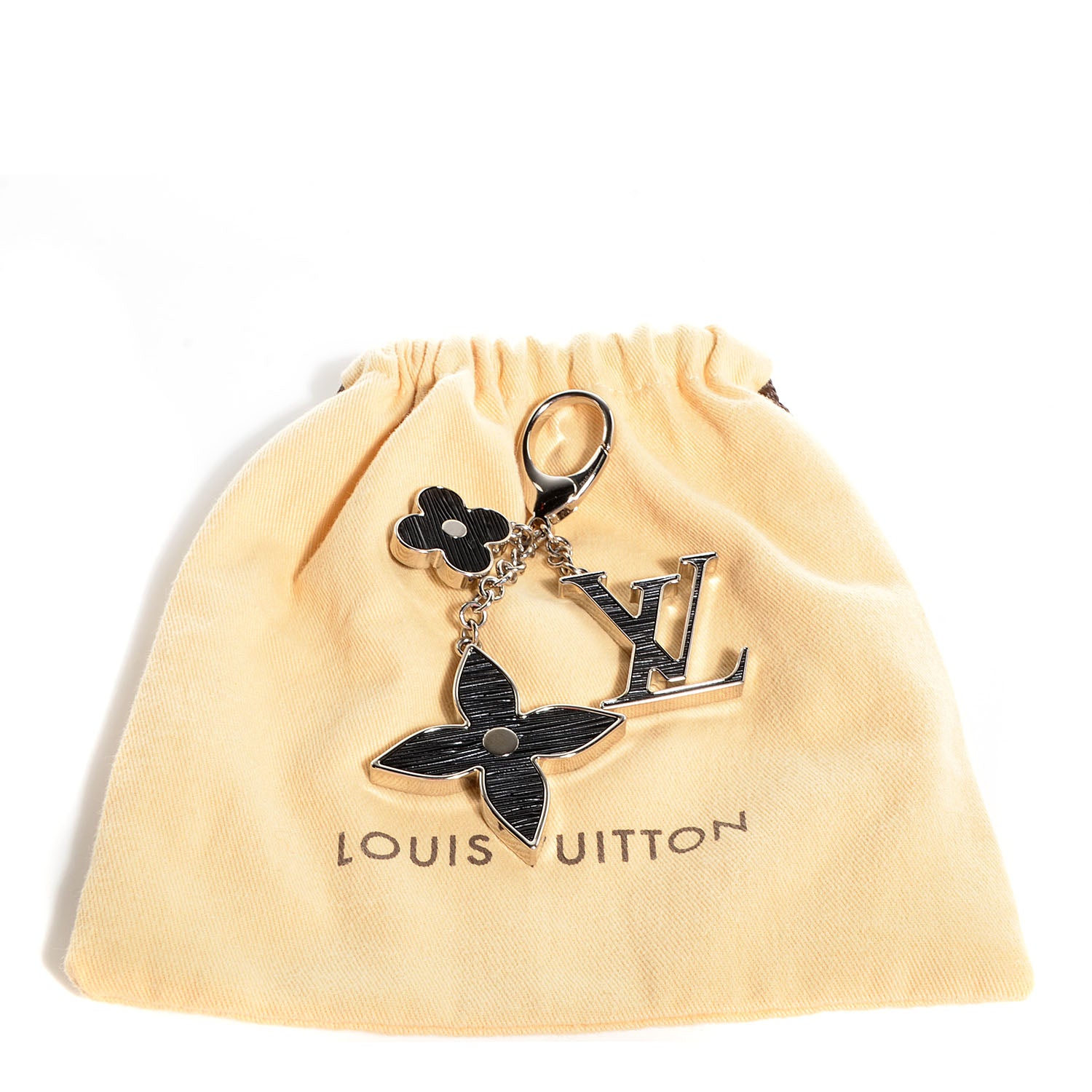 Louis Vuitton Electric Epi Fleur d'Epi Bag Charm Black 5 of 5