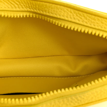 Louis Vuitton Taurillon Monogram Pochette Volga Yellow 5 of 9