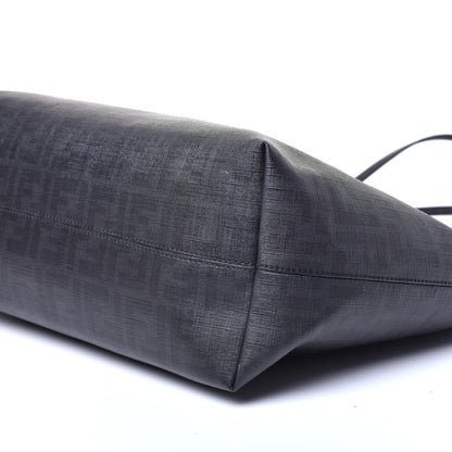 Fendi Zucca Spalmati Medium Roll Tote Black 9 of 12