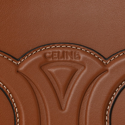 Celine Smooth Calfskin Small Cuir Triomphe Bucket Bag Tan 8 of 11