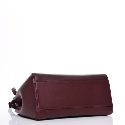 Fendi Nappa Mini Peekaboo Iconic Satchel Bordeaux 4 of 10