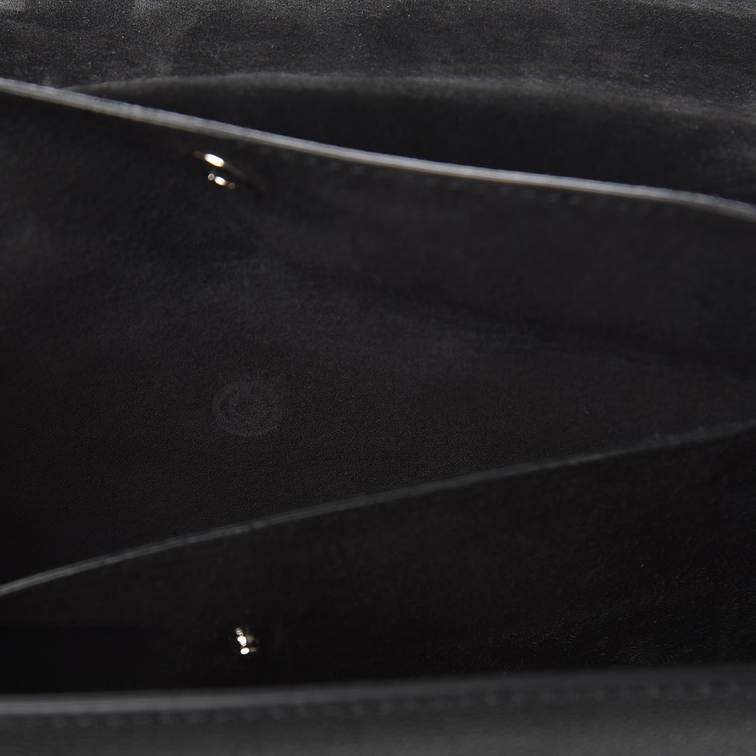 Alexander McQueen Grained Calfskin Medium Insignia Flap Black 8 of 10