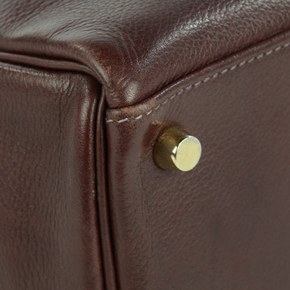 Hermes Evergrain Kelly Retourne 32 Havane 23 of 24
