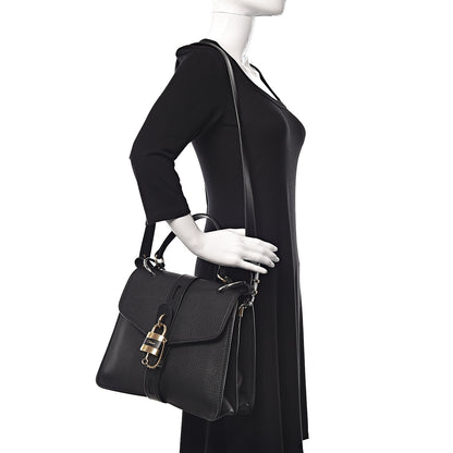 Chloe Grained Calfskin Medium Aby Day Shoulder Bag Black 2 of 9