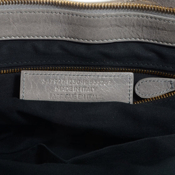 Agneau Giant 12 Gold Hardware Monday Gris Pyrite