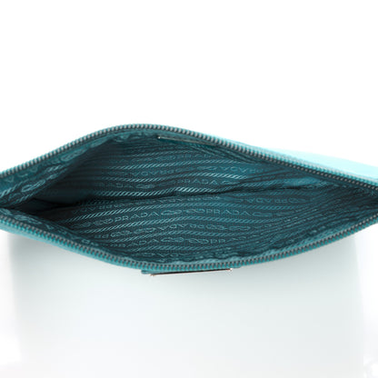 Prada Tessuto Nylon Saffiano Wristlet Turchese 5 of 12
