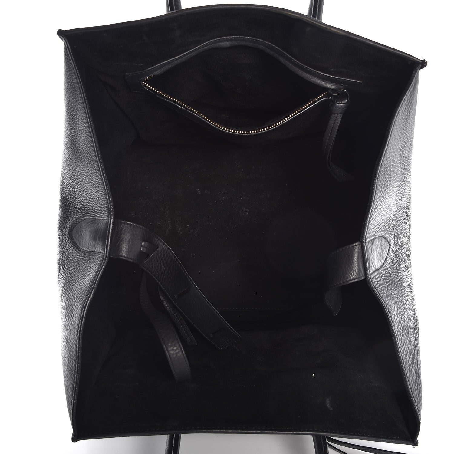 Celine Supple Calfskin Medium Phantom Luggage Black 5 of 13