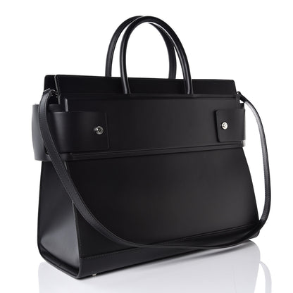 Givenchy Smooth Calfskin Medium Horizon Satchel Black 4 of 7