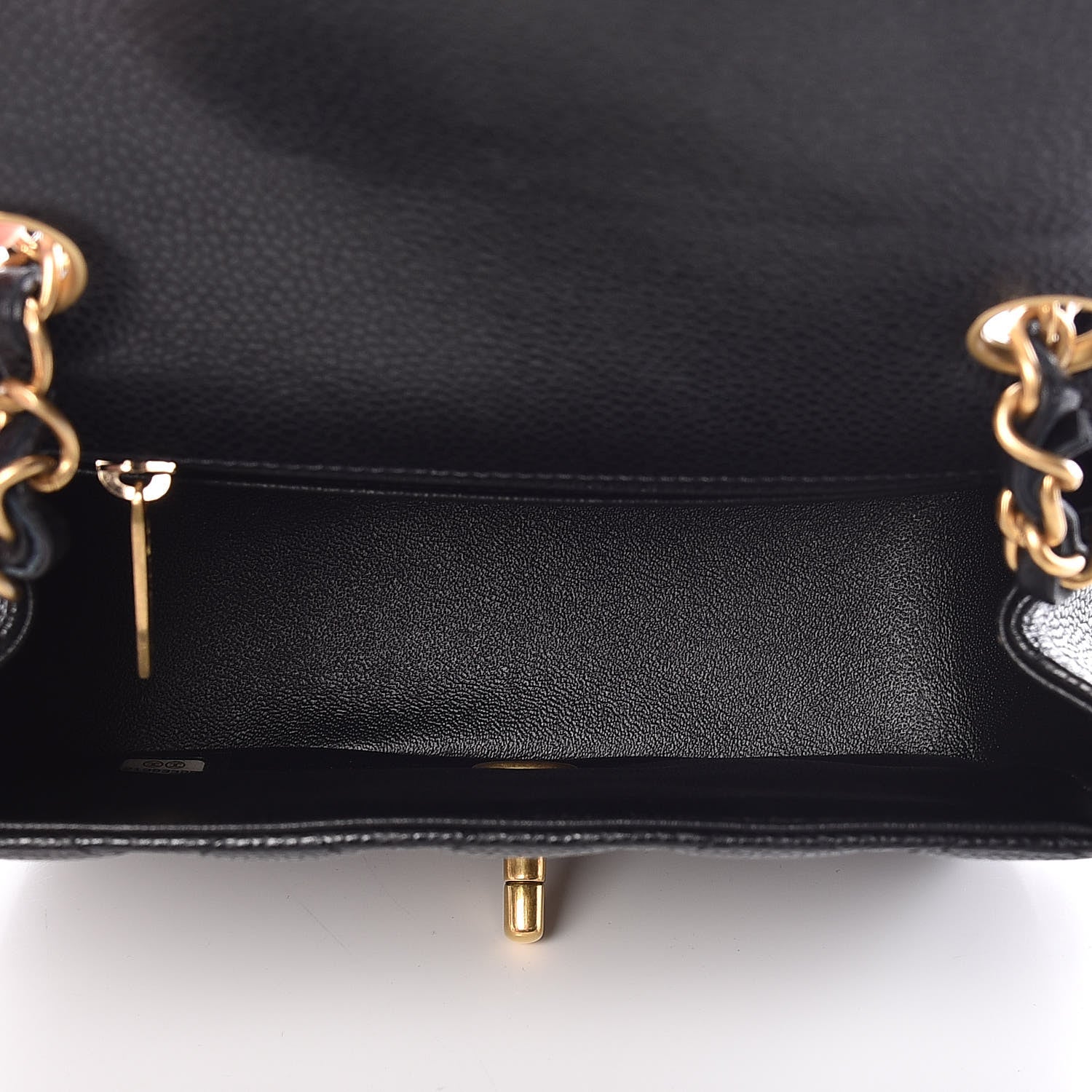 Chanel Caviar Quilted Mini Square Flap Black 7 of 10