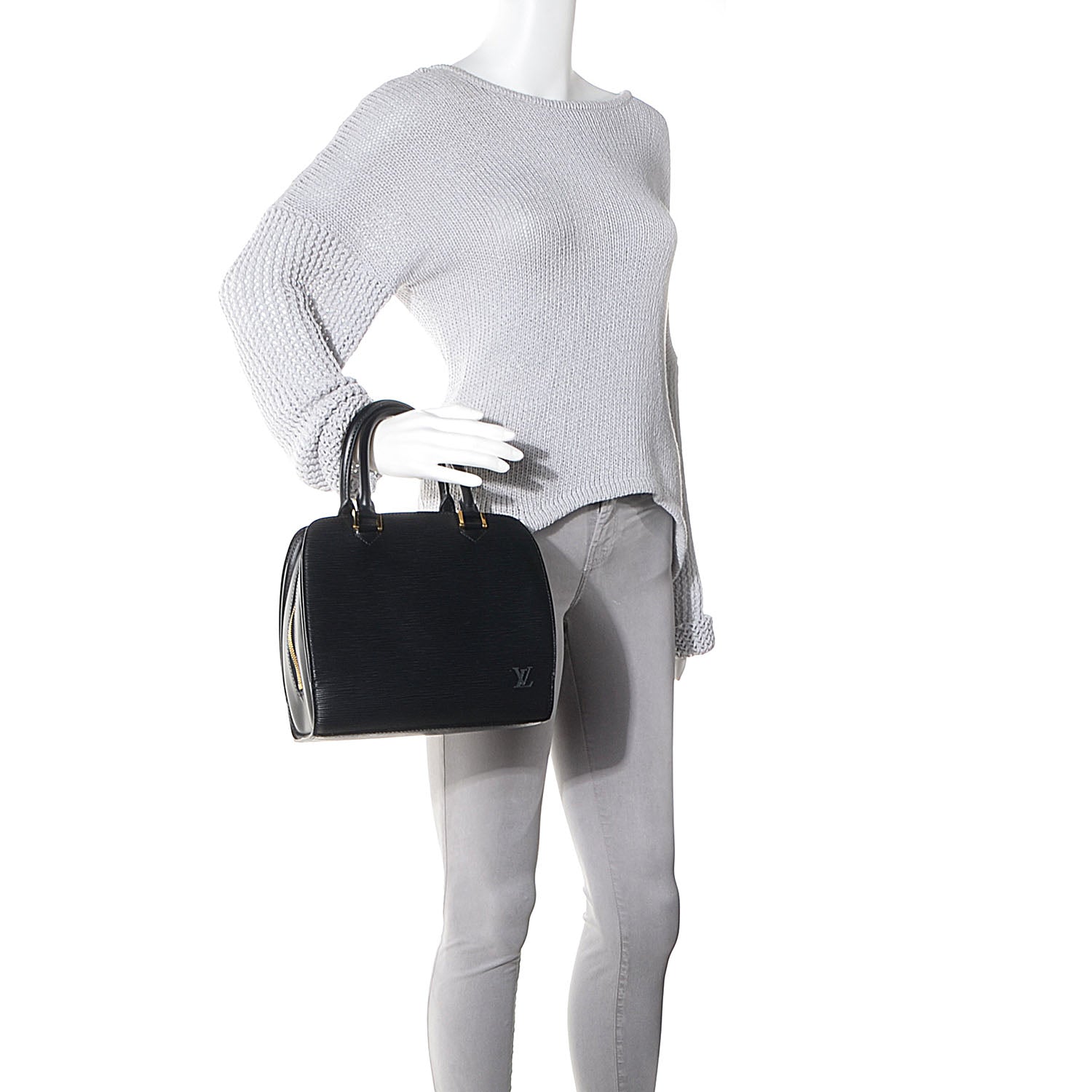 Louis Vuitton Epi Pont Neuf PM Black 2 of 7