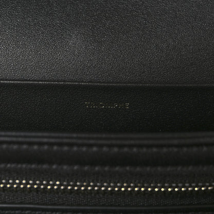 Celine Shiny Calfskin Medium Triomphe Black 8 of 12