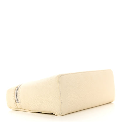 Loro Piana Grained Calfskin L19 Extra Pocket Pouch Whisper White 4 of 10