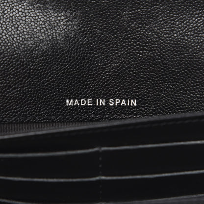 Chanel Caviar Quilted Boy Flap Wallet Black 6 of 13