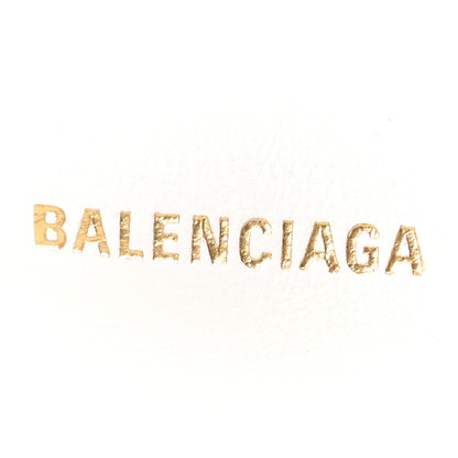 Balenciaga Extra Supple Calfskin Crocodile Embossed Small Crush Chain Bag Optic White 6 of 10