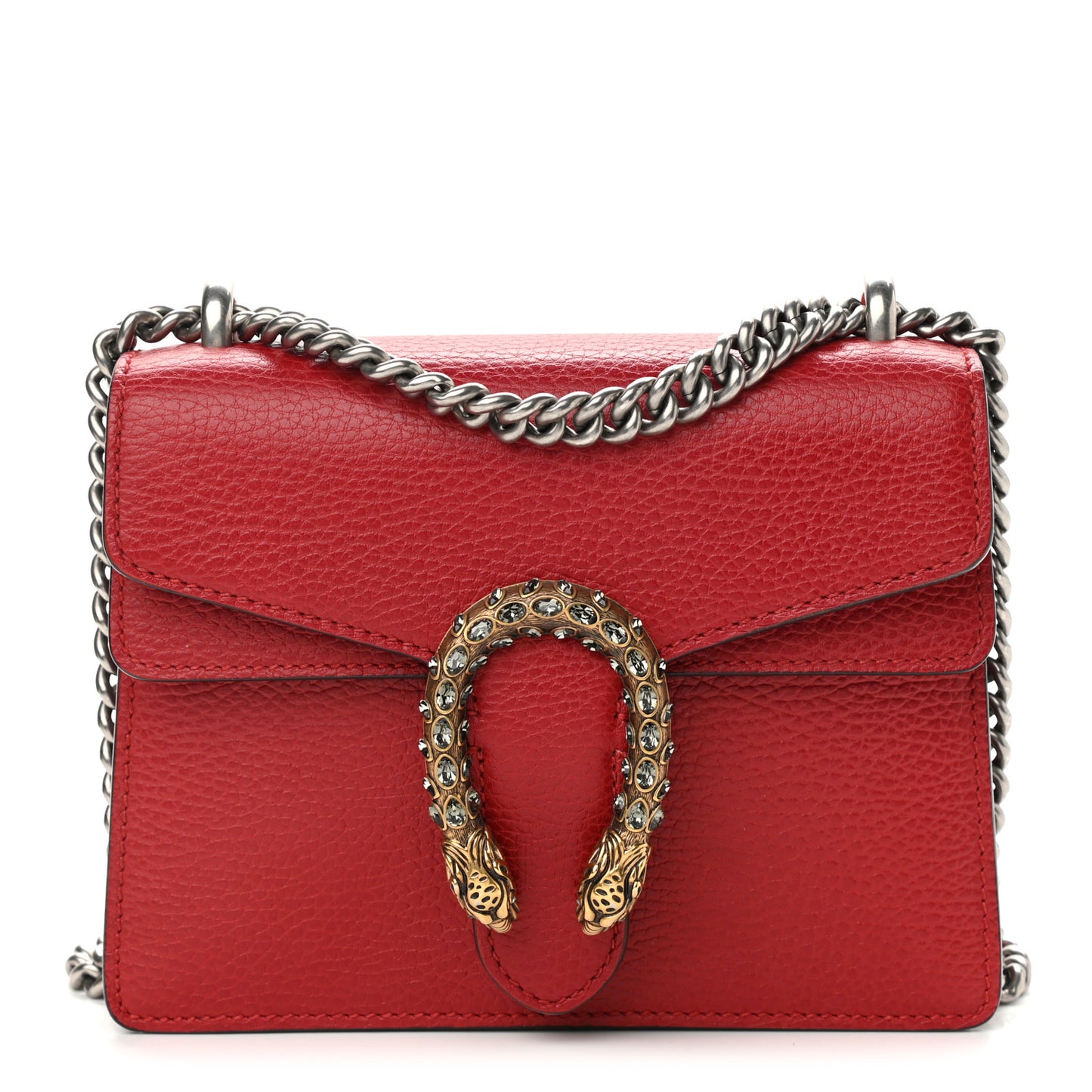 Calfskin Mini Dionysus Shoulder Bag Hibiscus Red