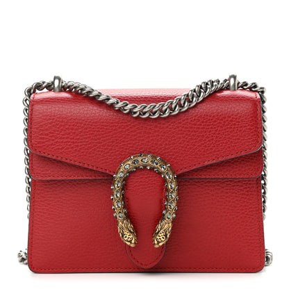 Gucci Calfskin Mini Dionysus Shoulder Bag Hibiscus Red 1 of 10